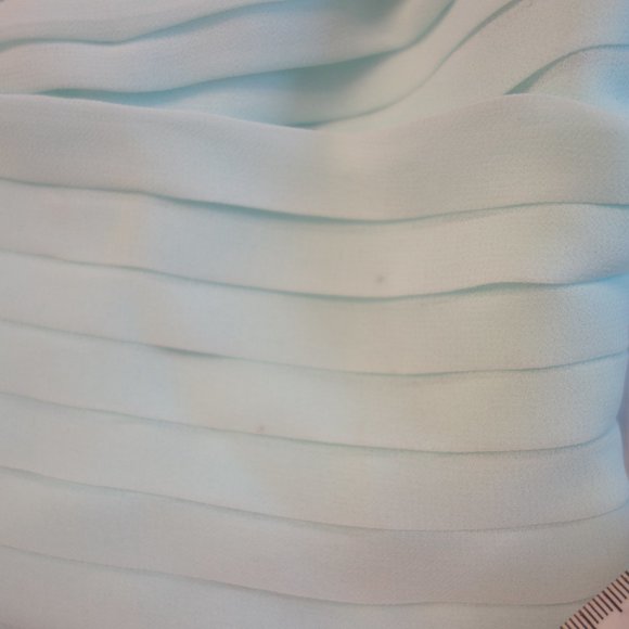 Donna Morgan Green Teal Sheer Gown - Picture 8 of 16